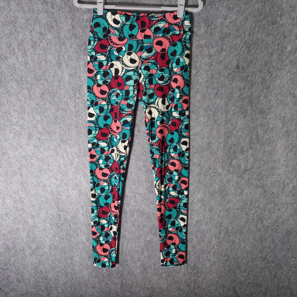 Lularoe Disney Nightmare Before Christmas Leggings Os Jack Skellington Halloween